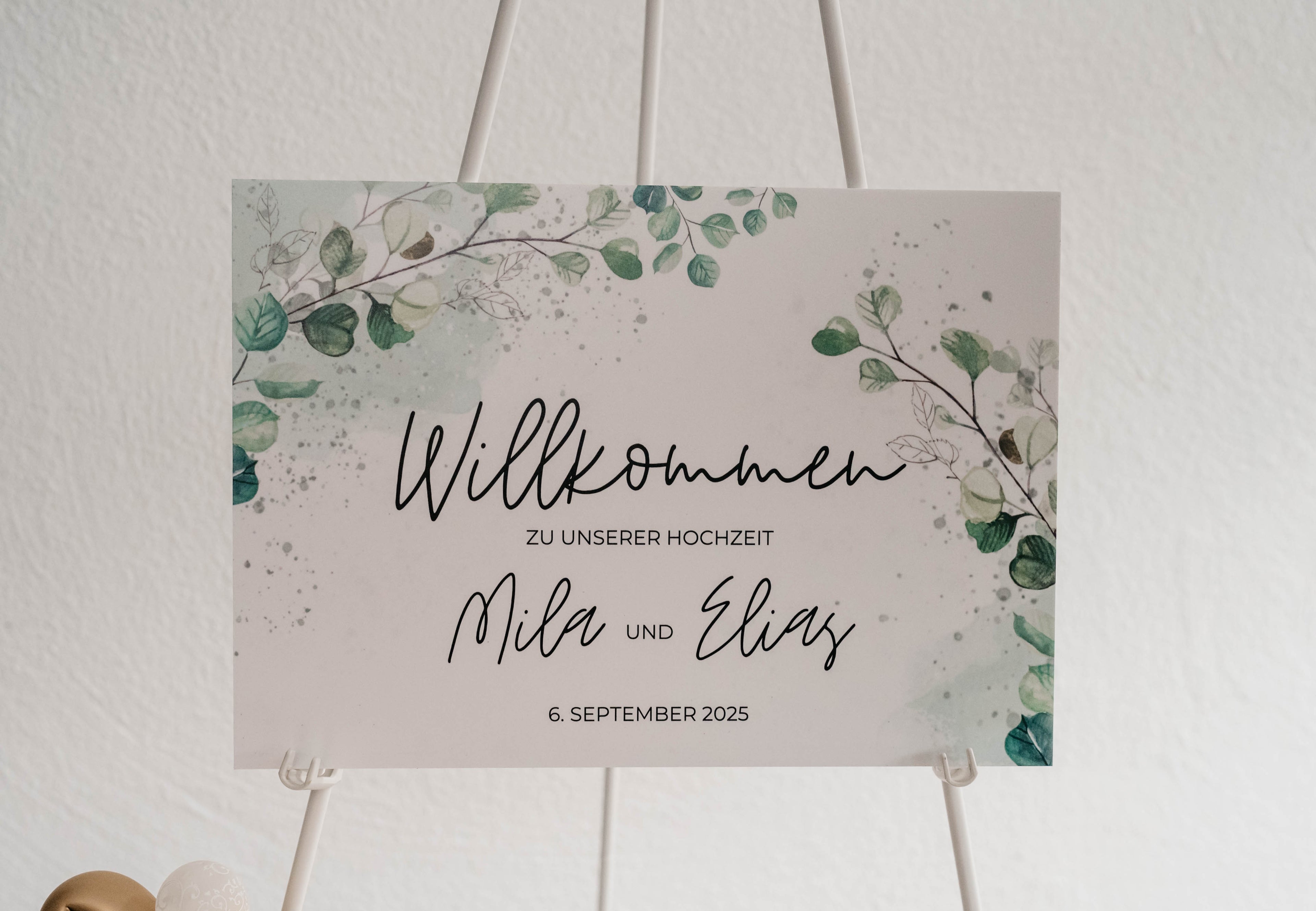Hochzeit Willkommens-Tafel / Wedding Welcome Sign