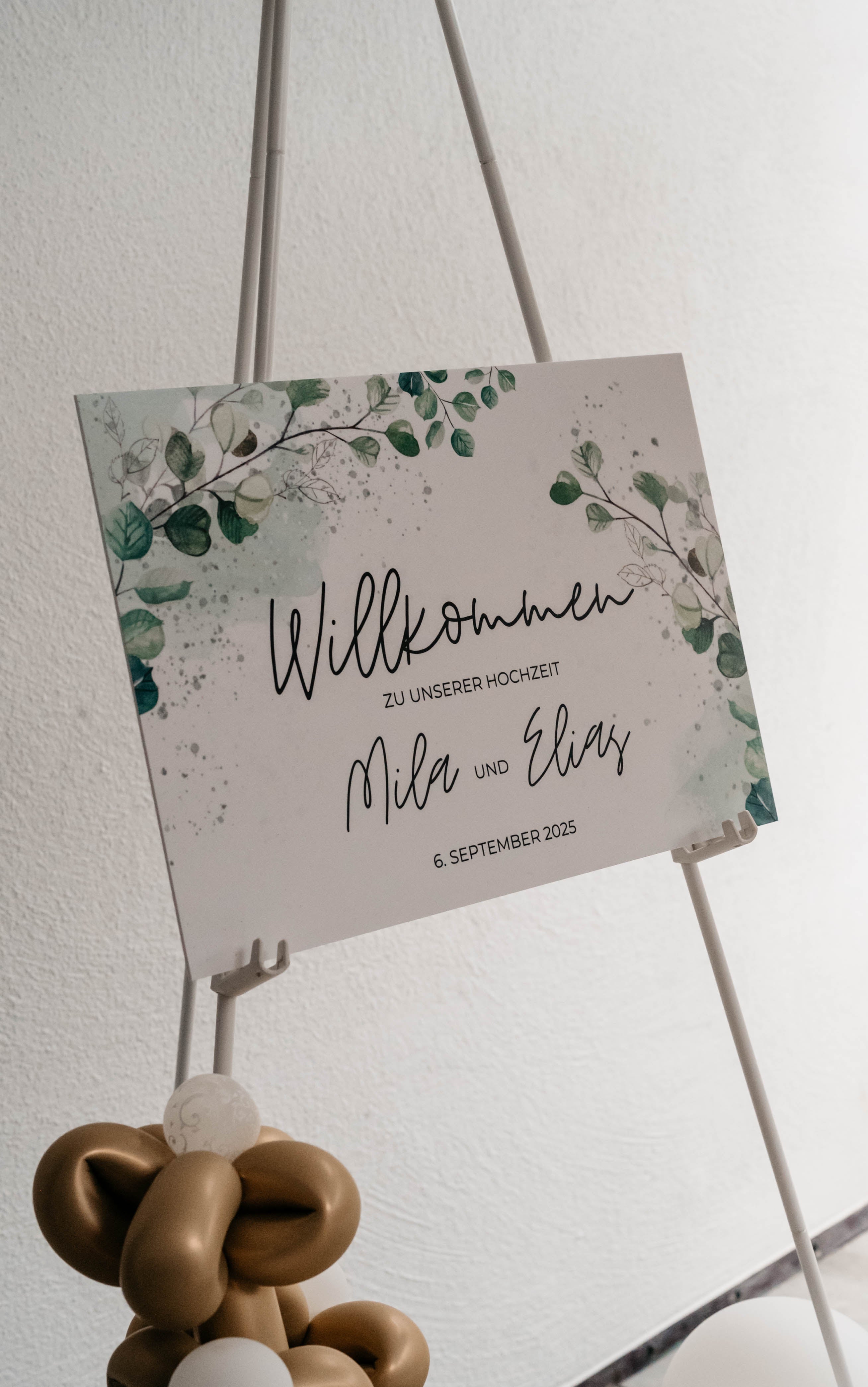 Hochzeit Willkommens-Tafel / Wedding Welcome Sign