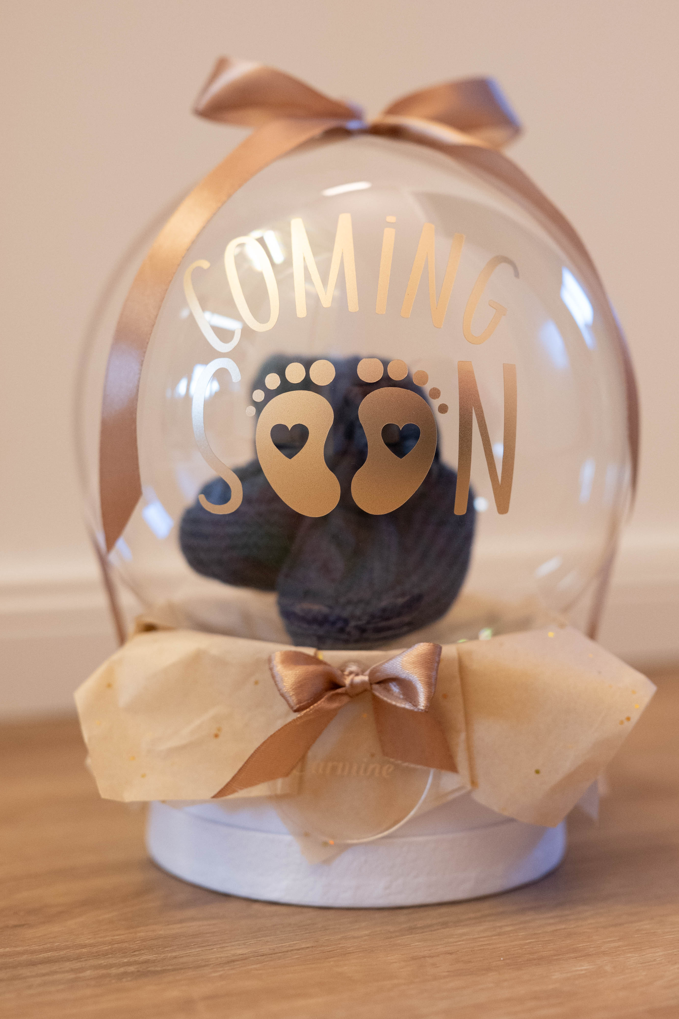 Kleiner Bubble Ballon: Personalisiertes Baby Geschenk