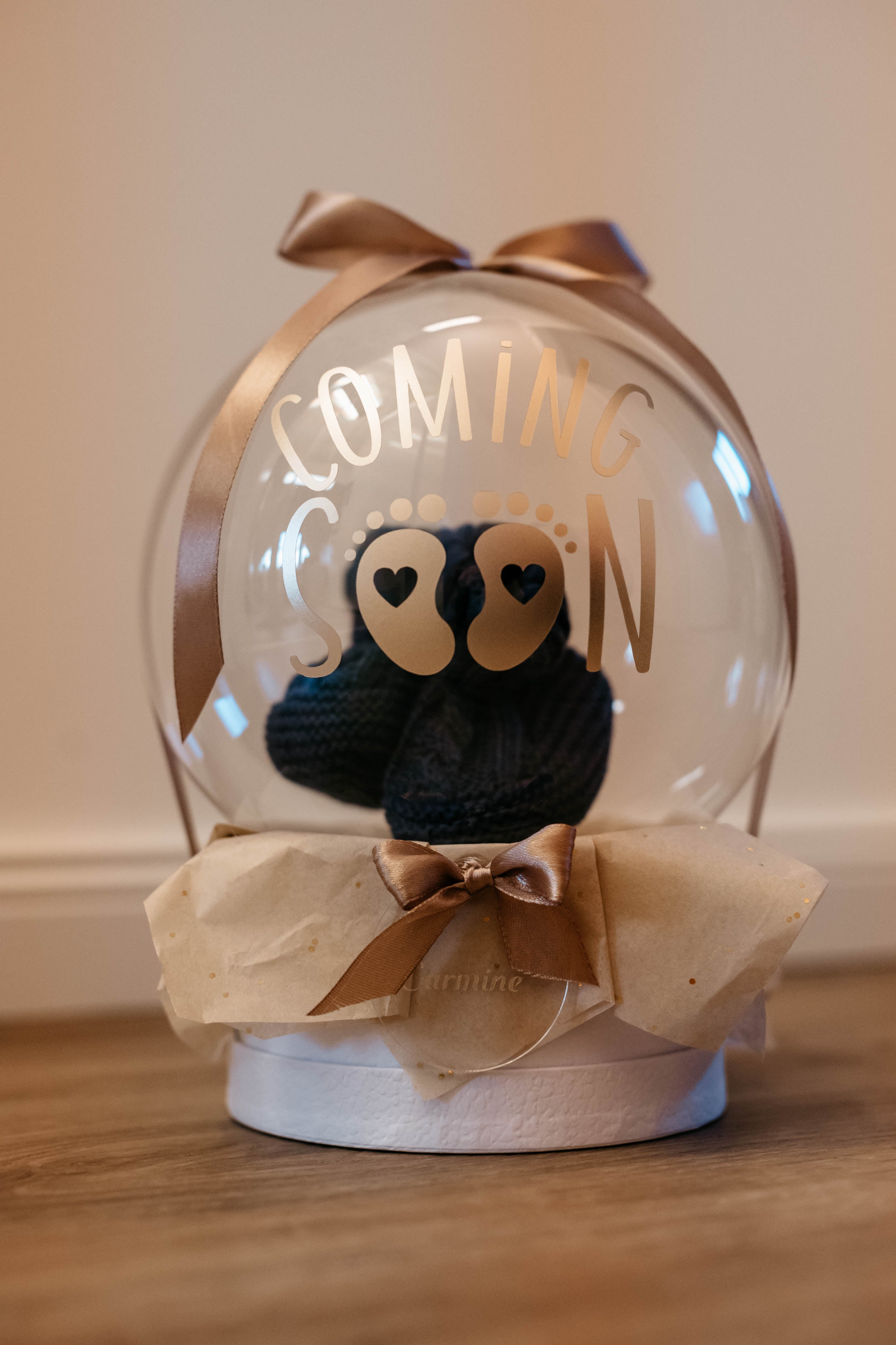 Kleiner Bubble Ballon: Personalisiertes Baby Geschenk